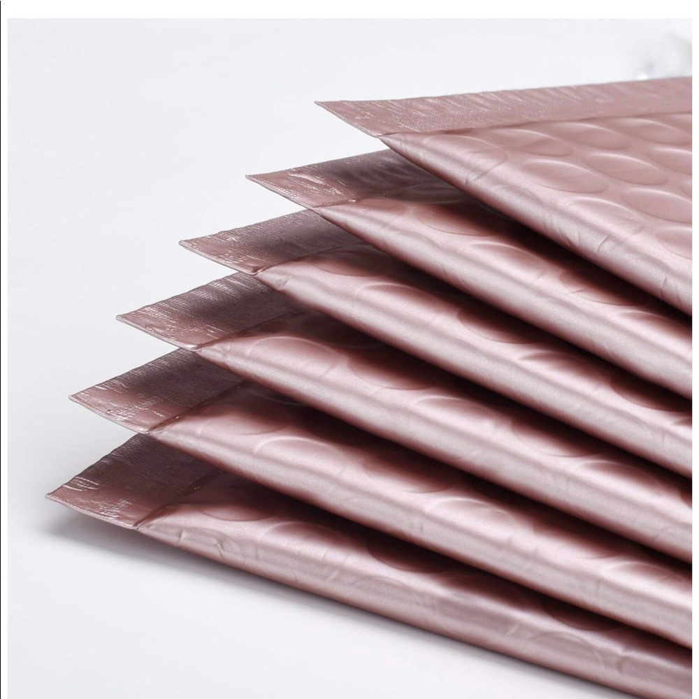 Matte Rose Gold Bubble Mailers 20 Piece 6x10 - Picture 7 of 7